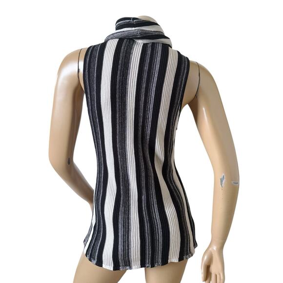 INC Womens Petite Size Large PL Sleeveless Silk Blend Cowl Neck Knit Top Shirt - Picture 3 of 6